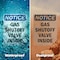 Signmission Gas Shutoff Valve Inside OSHA Notice Sign, Vinyl Decal, 5in W x 7in L, 2PK OS-2PACK-NS-D-57-V-13035 - alternate 5